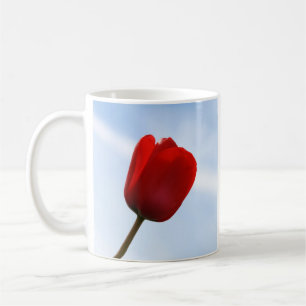 Red Tulip Mug