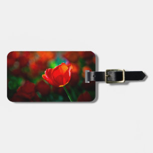 Red tulip - Mystery of blooming Luggage Tag
