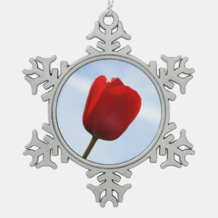 Red Tulip Ornament