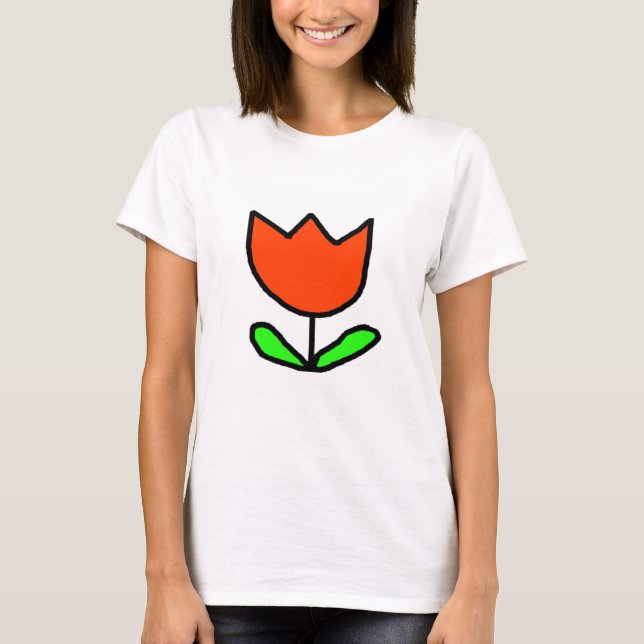 Red Tulip T-Shirt (Front)