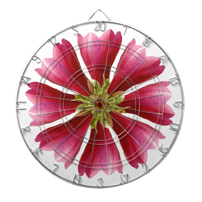 Red Tulip Tree Dartboard (Front)