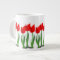 Red Tulips Ceramic Espresso Mug