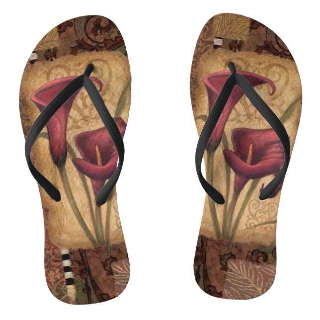 Red Tulips I Flip Flops (Footbed)