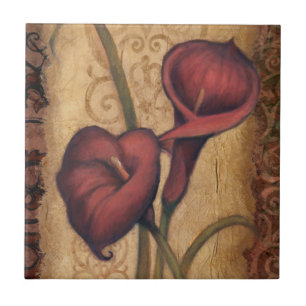 Red Tulips II Tile