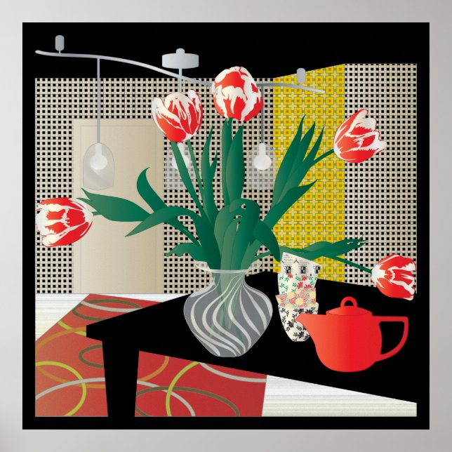 Red Tulips Poster (Front)