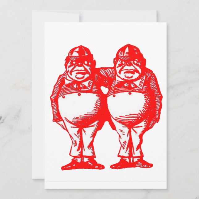 Red Tweedle Dee & Tweedle Dum (Front)