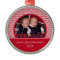Red Twins' First Christmas Photo Ornament
