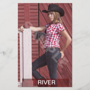 Red Two Sided Headshot Zed Card/Comp Card