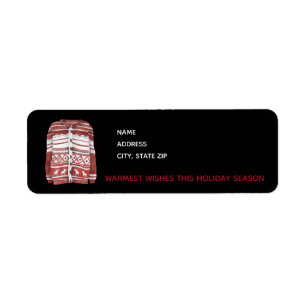 Red Ugly Sweater / Warm Wishes / Christmas Design