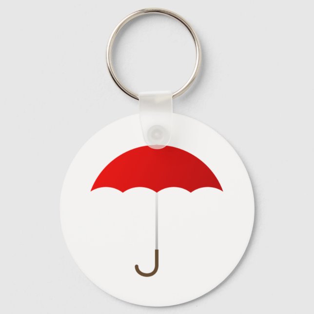 Red Umbrella Keychain (Front)