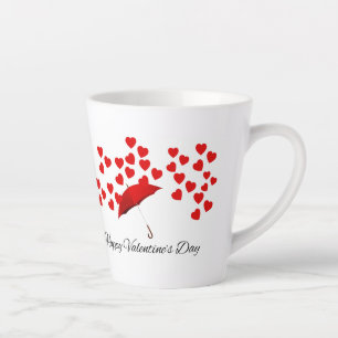 Red Umbrella Valentine's Mug – Romantic Rain of He