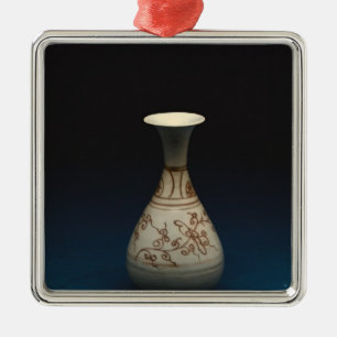 Red underglaze bottle by Yuhachan Metal Ornament