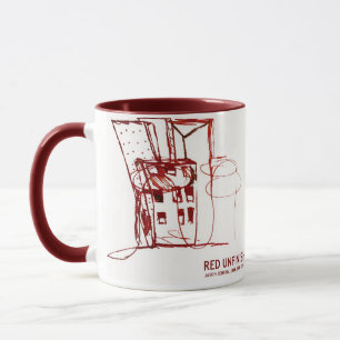 RED UNFINISHED MUG