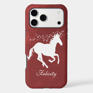 Red Unicorn Personalized Case-Mate iPhone Case