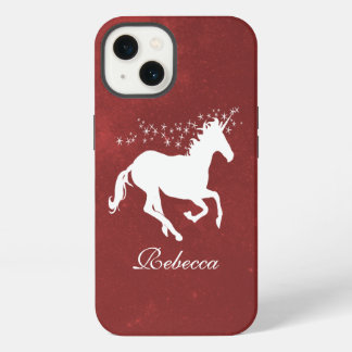 Red Unicorn Personalized Case-Mate iPhone Case