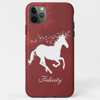 Red Unicorn Personnalisé Coque-Mate coque iphone