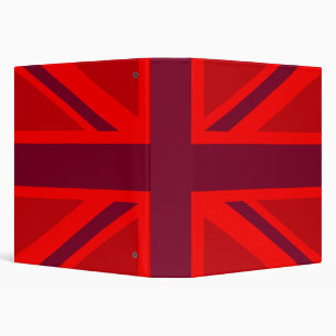 Red Union Jack Binder