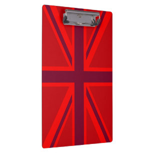 Red Union Jack Clipboard