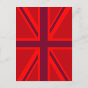 Red Union Jack Postcard
