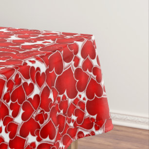 Red Valentine Sweetheart Valentine's Day Party Tablecloth