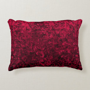 Red Velvet Accent Pillow