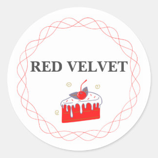 RED VELVET CAKE STICKER