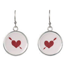 Red Velvet Heart and Arrow Valentine's Day