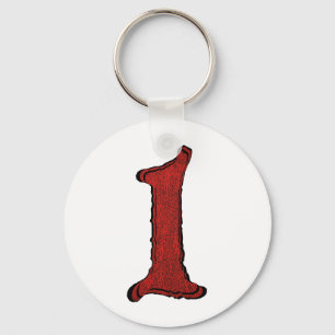 Red Velvet Holiday Number Series. Keychain