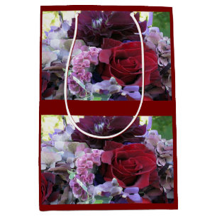 Red Velvet Rose Gift Bag