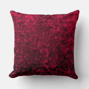 Red Velvet Throw Pillow