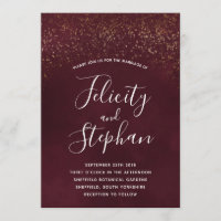 Red Velvet Wedding Invitations