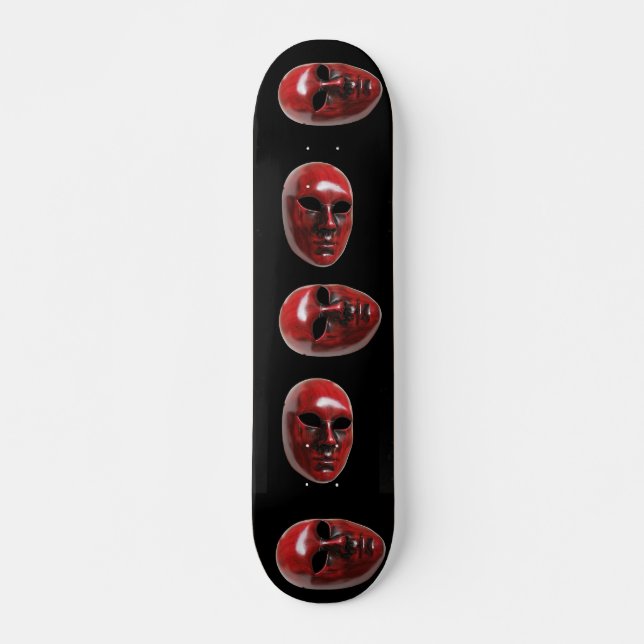 Red Venice Mask Skateboard (Front)