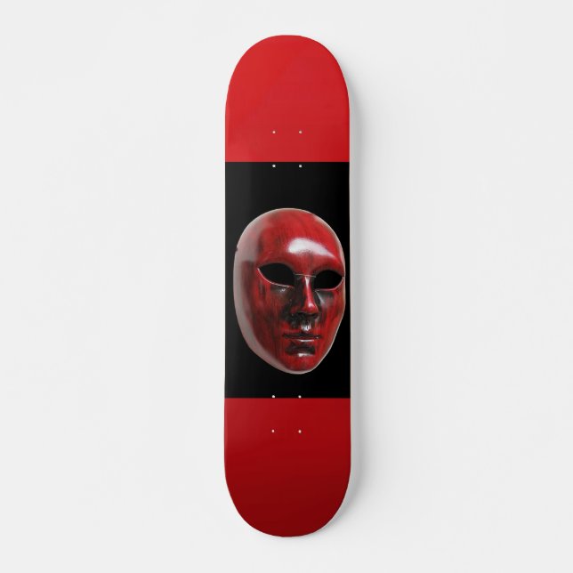 Red Venice Mask Skateboard (Front)
