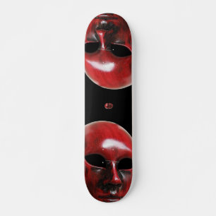 Red Venice Mask Skateboard