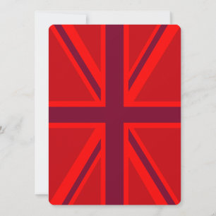 Red Version British Union Jack Decor