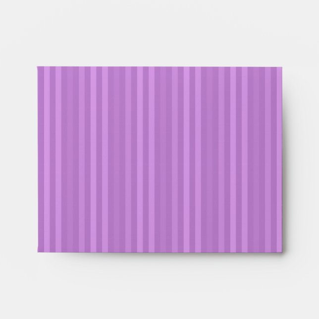 Red Vertical Stripes Pattern Envelope (Front)