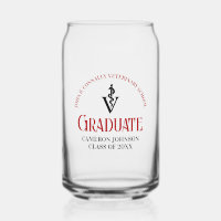 Red Veterinary School Graduation Personalized