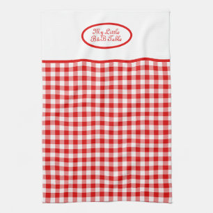 Red Vichy Gingham for Business, B&B,  Restaurants  Kitchen Towel