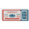 Red Vintage Baseball Ticket Birthday