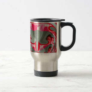 Red Vintage Hakuna Matata round gifts.jpg Travel Mug