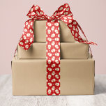 Red Vintage Retro Santa Claus Christmas Satin Ribbon<br><div class="desc">Add a nostalgic touch to your holiday decorations with this red vintage Santa Claus Christmas satin ribbon. Featuring a classic Santa Claus design with festive snowflakes against a solid background, this ribbon is perfect for gift wrapping, holiday crafts, wreaths, and more. The retro style and vibrant design make it a...</div>