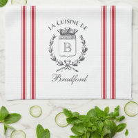 Red Vintage Style French Sack with Custom Name