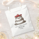 Red Vintage Truck Favour Bag<br><div class="desc">A sweet ending to your special day</div>