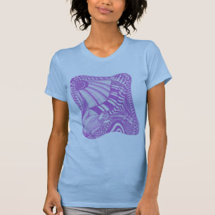 red violet, abstract drawing tshirts