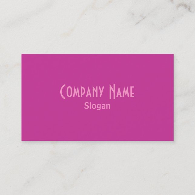 Red Violet Business Card (Front)