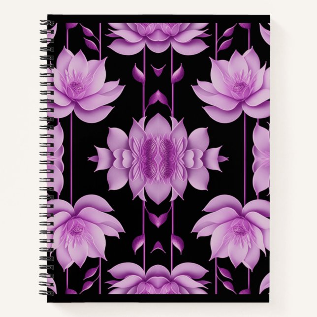 Red-violet Lotus Notebook (Front)