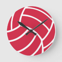 Red volleyball icon