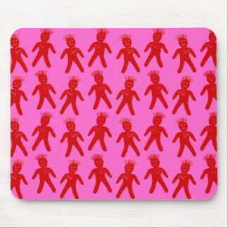 Red Voodoo Dolls Mouse Pad
