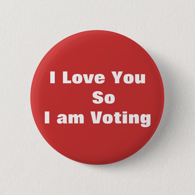 Red Vote Button (Front)