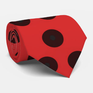 Red w/Black Polkadot Tie Update